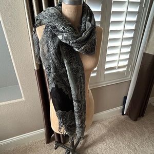Wool Hand Beaded Scarf